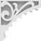 Ekena Millwork Genova Architectural Grade PVC Corbel, 1 7/8"W X 6"D X 6"H CORP01X06X06GE - alternate 3